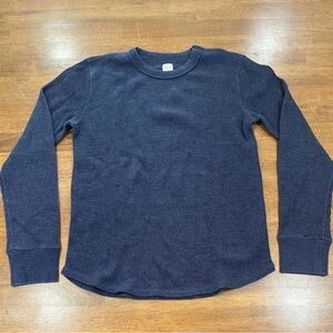Crewcuts Boys Navy Blue Waffle Knit